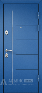 Дверь с отделкой Антик и сувальдным замком №2 внешняя - фото