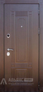 Дверь глухая с пенопластовым заполнением и виниловым покрытием винорит №1 внешняя - фото